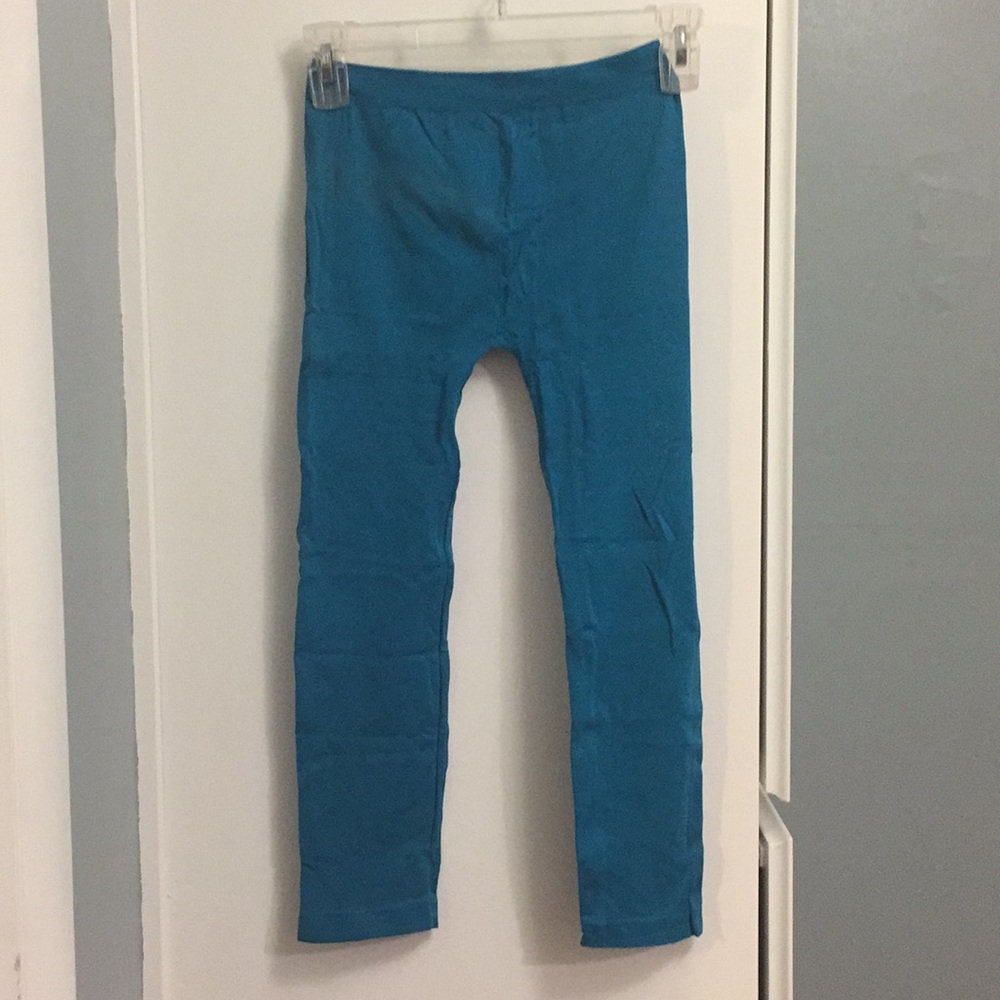Teal leggings- like new